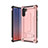 Silicone Matte Finish and Plastic Back Cover Case U01 for Samsung Galaxy Note 10 Rose Gold