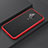 Silicone Matte Finish and Plastic Back Cover Case U01 for Vivo S1 Pro Red