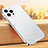 Silicone Matte Finish and Plastic Back Cover Case U02 for Apple iPhone 13 Pro Max
