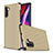 Silicone Matte Finish and Plastic Back Cover Case U02 for Samsung Galaxy Note 10 Gold