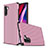 Silicone Matte Finish and Plastic Back Cover Case U02 for Samsung Galaxy Note 10 Pink