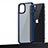 Silicone Matte Finish and Plastic Back Cover Case U04 for Apple iPhone 14 Plus