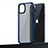 Silicone Matte Finish and Plastic Back Cover Case U04 for Apple iPhone 15