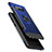 Silicone Matte Finish and Plastic Back Cover Case with Finger Ring Stand for Samsung Galaxy Note 8