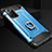 Silicone Matte Finish and Plastic Back Cover Case with Finger Ring Stand N01 for Samsung Galaxy Note 20 Ultra 5G