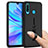 Silicone Matte Finish and Plastic Back Cover Case with Finger Ring Stand S04 for Huawei P30 Lite New Edition