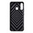 Silicone Matte Finish and Plastic Back Cover Case with Finger Ring Stand S04 for Huawei P30 Lite New Edition