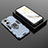 Silicone Matte Finish and Plastic Back Cover Case with Magnetic Finger Ring Stand for Huawei Nova 10 SE