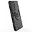 Silicone Matte Finish and Plastic Back Cover Case with Magnetic Finger Ring Stand for OnePlus 9 Pro 5G