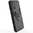 Silicone Matte Finish and Plastic Back Cover Case with Magnetic Finger Ring Stand for OnePlus 9R 5G