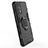 Silicone Matte Finish and Plastic Back Cover Case with Magnetic Finger Ring Stand for Realme GT Neo 5G