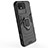 Silicone Matte Finish and Plastic Back Cover Case with Magnetic Finger Ring Stand for Realme Narzo 50A