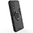 Silicone Matte Finish and Plastic Back Cover Case with Magnetic Finger Ring Stand for Realme Q2 Pro 5G