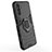 Silicone Matte Finish and Plastic Back Cover Case with Magnetic Finger Ring Stand for Samsung Galaxy A13 5G