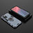 Silicone Matte Finish and Plastic Back Cover Case with Magnetic Finger Ring Stand for Xiaomi Poco X3 GT 5G