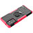 Silicone Matte Finish and Plastic Back Cover Case with Magnetic Finger Ring Stand J01X for Samsung Galaxy S23 FE 5G