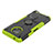 Silicone Matte Finish and Plastic Back Cover Case with Magnetic Finger Ring Stand JX1 for Nokia G300 5G