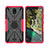 Silicone Matte Finish and Plastic Back Cover Case with Magnetic Finger Ring Stand JX2 for Nokia C100