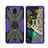 Silicone Matte Finish and Plastic Back Cover Case with Magnetic Finger Ring Stand JX2 for Nokia C100