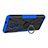 Silicone Matte Finish and Plastic Back Cover Case with Magnetic Finger Ring Stand JX2 for Nokia C30