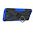 Silicone Matte Finish and Plastic Back Cover Case with Magnetic Finger Ring Stand JX2 for Nokia G10