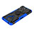 Silicone Matte Finish and Plastic Back Cover Case with Magnetic Finger Ring Stand JX2 for Nokia G10