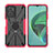 Silicone Matte Finish and Plastic Back Cover Case with Magnetic Finger Ring Stand JX2 for Xiaomi Redmi 10 5G