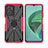 Silicone Matte Finish and Plastic Back Cover Case with Magnetic Finger Ring Stand JX2 for Xiaomi Redmi 10 Prime Plus 5G