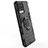 Silicone Matte Finish and Plastic Back Cover Case with Magnetic Finger Ring Stand KC1 for Realme 8 Pro