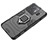 Silicone Matte Finish and Plastic Back Cover Case with Magnetic Finger Ring Stand KC2 for Realme GT Neo6 5G