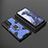 Silicone Matte Finish and Plastic Back Cover Case with Magnetic Finger Ring Stand KC3 for Xiaomi Mi 11T 5G