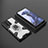 Silicone Matte Finish and Plastic Back Cover Case with Magnetic Finger Ring Stand KC3 for Xiaomi Mi 11T 5G