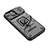 Silicone Matte Finish and Plastic Back Cover Case with Magnetic Finger Ring Stand KC4 for Apple iPhone 13 Pro