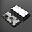 Silicone Matte Finish and Plastic Back Cover Case with Magnetic Finger Ring Stand KC4 for Huawei Nova 9 Pro