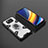 Silicone Matte Finish and Plastic Back Cover Case with Magnetic Finger Ring Stand KC4 for Xiaomi Poco X3 NFC