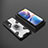 Silicone Matte Finish and Plastic Back Cover Case with Magnetic Finger Ring Stand KC5 for OnePlus Nord 2 5G