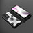 Silicone Matte Finish and Plastic Back Cover Case with Magnetic Finger Ring Stand KC5 for Vivo X70 Pro+ Plus 5G