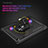 Silicone Matte Finish and Plastic Back Cover Case with Magnetic Finger Ring Stand MQ1 for Apple iPad 10.2 (2021)