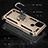 Silicone Matte Finish and Plastic Back Cover Case with Magnetic Finger Ring Stand MQ1 for Realme C21