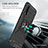 Silicone Matte Finish and Plastic Back Cover Case with Magnetic Finger Ring Stand MQ1 for Samsung Galaxy A70