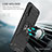 Silicone Matte Finish and Plastic Back Cover Case with Magnetic Finger Ring Stand MQ1 for Samsung Galaxy A70S
