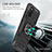 Silicone Matte Finish and Plastic Back Cover Case with Magnetic Finger Ring Stand MQ1 for Samsung Galaxy M02s