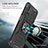 Silicone Matte Finish and Plastic Back Cover Case with Magnetic Finger Ring Stand MQ1 for Samsung Galaxy M31s