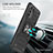 Silicone Matte Finish and Plastic Back Cover Case with Magnetic Finger Ring Stand MQ1 for Samsung Galaxy M80S