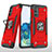 Silicone Matte Finish and Plastic Back Cover Case with Magnetic Finger Ring Stand MQ1 for Samsung Galaxy S20