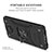 Silicone Matte Finish and Plastic Back Cover Case with Magnetic Finger Ring Stand MQ1 for Xiaomi Redmi Note 9 5G