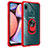 Silicone Matte Finish and Plastic Back Cover Case with Magnetic Finger Ring Stand MQ2 for Samsung Galaxy A10s