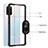 Silicone Matte Finish and Plastic Back Cover Case with Magnetic Finger Ring Stand MQ2 for Samsung Galaxy M80S