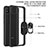 Silicone Matte Finish and Plastic Back Cover Case with Magnetic Finger Ring Stand MQ2 for Xiaomi POCO C3