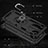 Silicone Matte Finish and Plastic Back Cover Case with Magnetic Finger Ring Stand MQ3 for Huawei Nova 8i
